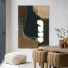 Wandkleed Abstract 10 in maat en frame naar keuze