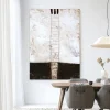 Wandkleed Abstract 12 in maat en frame naar keuze