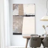 Wandkleed Abstract 5 in maat en frame naar keuze