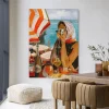 Wandkleed Aperol Oclock in maat en frame naar keuze