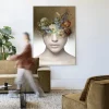 Wandkleed Bloom in maat en frame naar keuze