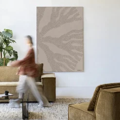 Wandkleed Circle Light in maat en frame naar keuze