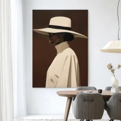 Wandkleed Dolores in maat en frame naar keuze