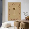 Wandkleed Esma in maat en frame naar keuze