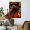 Wandkleed Guus in maat en frame naar keuze