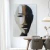 Wandkleed Head 2 in maat en frame naar keuze