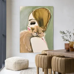 Wandkleed Lily Rose Depp X Pumpkin in maat en frame naar keuze