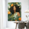 Wandkleed Rosita in maat en frame naar keuze
