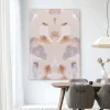 Wandkleed Sand Fox in maat en frame naar keuze