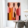 Wandkleed Silhouettes in maat en frame naar keuze