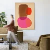 Wandkleed Soft Collusion in maat en frame naar keuze