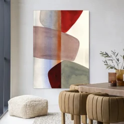 Wandkleed Stones in maat en frame naar keuze