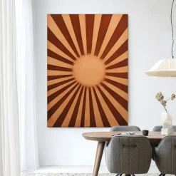 Wandkleed Sunny Side in maat en frame naar keuze