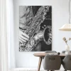 Wandkleed The Man With The Sax in maat en frame naar keuze