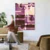 Wandkleed Tribal Universe in maat en frame naar keuze