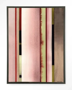 Wandkleed Vertical Rose in maat en frame naar keuze