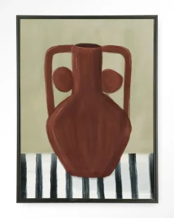 Wandkleed Vivid Vase 10 in maat en frame naar keuze