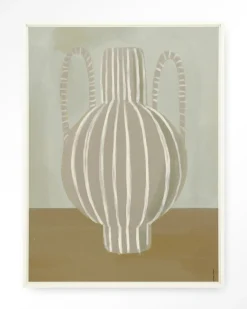 Wandkleed Vivid Vase 04 in maat en frame naar keuze