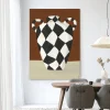 Wandkleed Vivid Vase 01 in maat en frame naar keuze
