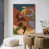 Wandkleed Wild Rhythm in maat en frame naar keuze