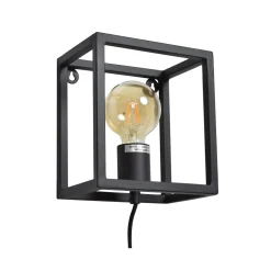 Wandlamp Frame kleur Mat Zwart