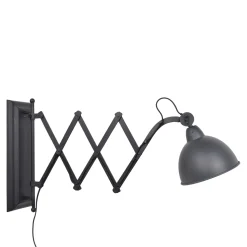 Wandlamp Harmonica XL Ø20cm, kleur Zwart