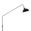 Wandlamp Orion, mat zwart