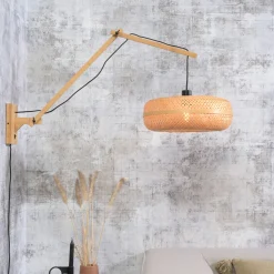 Wandlamp Palawan Ø40cm, Bamboe