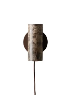 Wandlamp Tivoli Marmer, kleur Bruin
