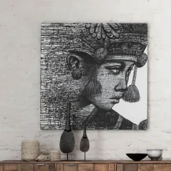 Wandpaneel Balinese Girl Komang 100 x 100cm