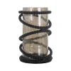 Windlicht Edison Glas, 31cm hoog