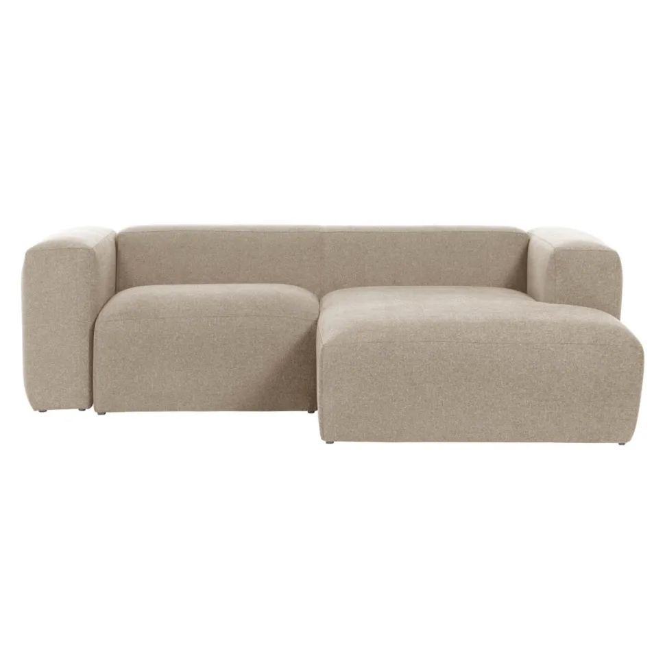 2-zits Bank Blok 240cm, kleur Beige