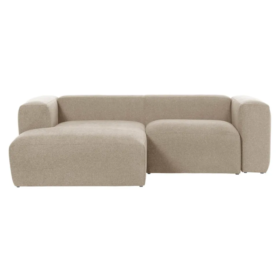 2-zits Bank Blok 240cm, kleur Beige