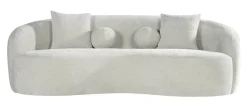 3-zits Organische Bank Novo Elite stof, 236cm