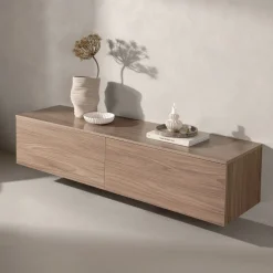 Zwevend TV-meubel Ericka MDF, 160cm